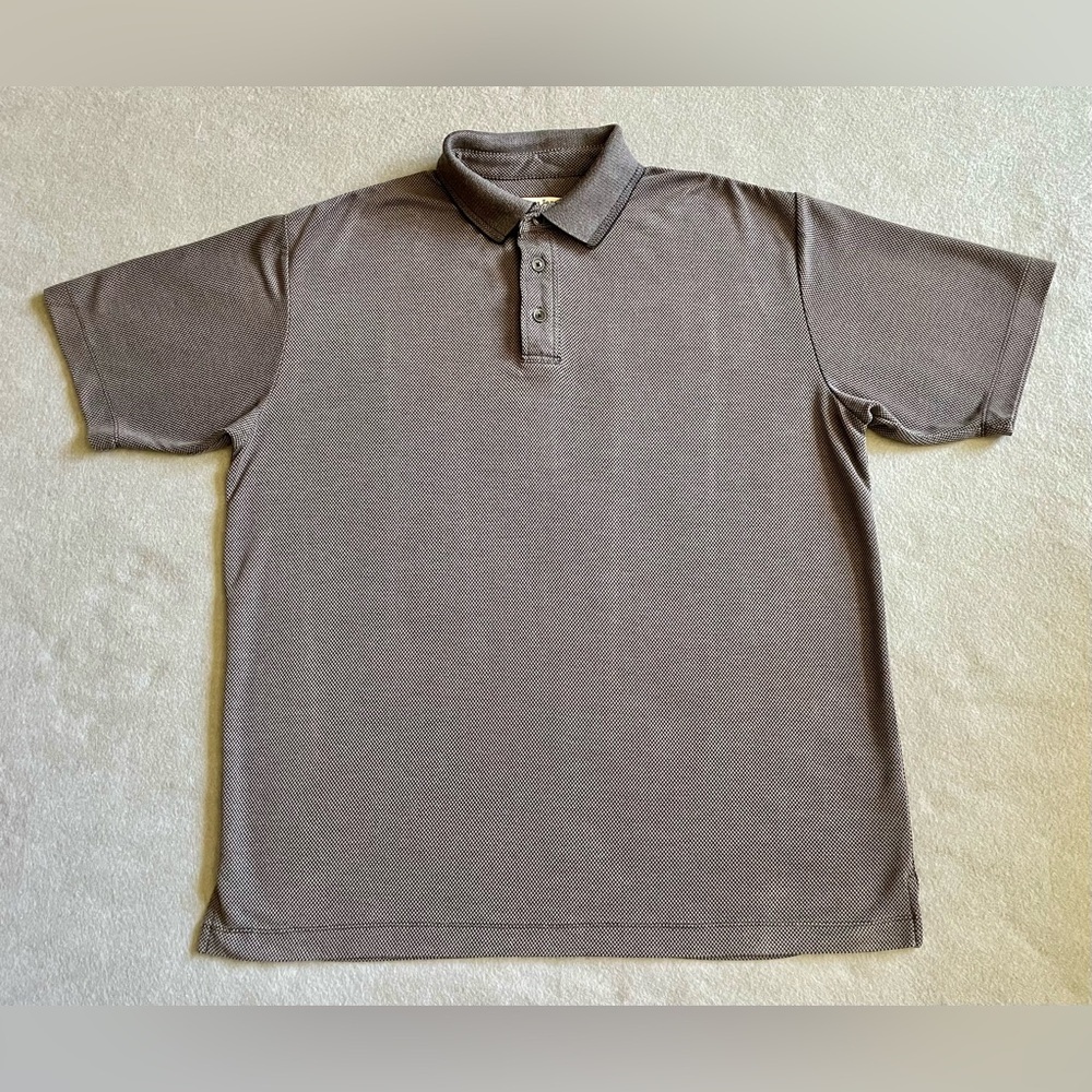 Jamaica Jaxx Men’s Gray Polo Shirt Size Large Modal Blend Casual Comfort